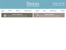 Tablet Screenshot of dencas.co.uk